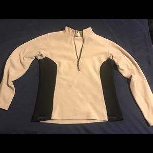 Women’s North Face Black/Cream Fleece Jacket